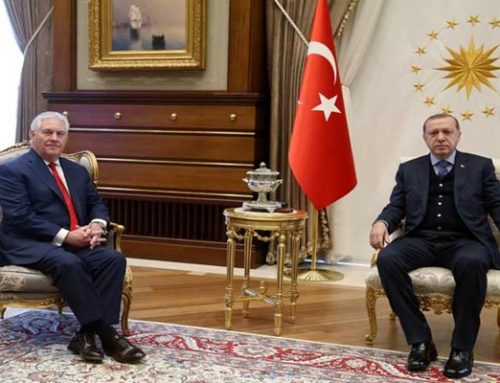 أردوغان يبحث مع وزير الخارجية الأمريكي مسألة مكافحة التنظيمات الإرهابية