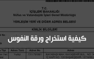 ورقة النفوس التركية